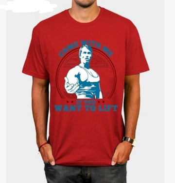 Casual Men's Fashion Fitness T-shirt Summer Shirt T-shirt