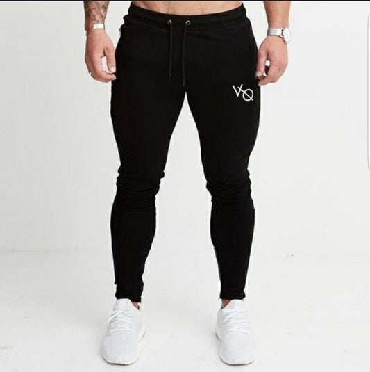 Spring and autumn men's fashion casual slim sports pants men's printed trousers