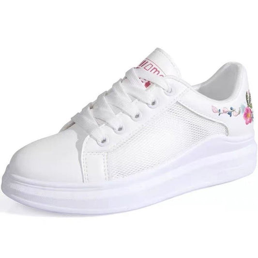 Krispfy Orignals USA - Women's Net Shoes Breathable White Shoes Women