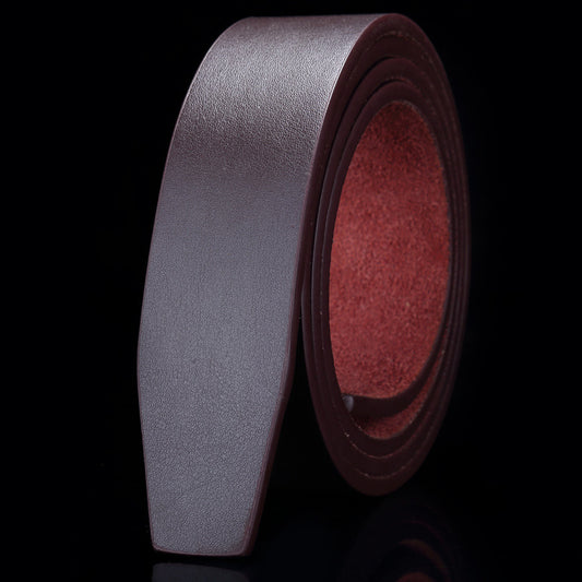 Leather belt for men