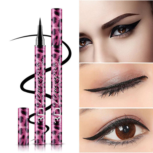 Krispfy Cosmetics Makeup Red Leopard Eyeliner and Mascara Set