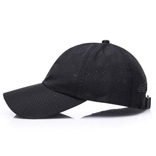 Summer Men's And Women's Fashion Korean Baseball Caps New Casual Sunscreen Sunshade Board Punching And Breathable Caps