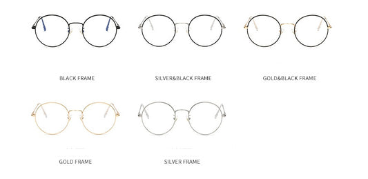 Round Anti Blue Light Glasses