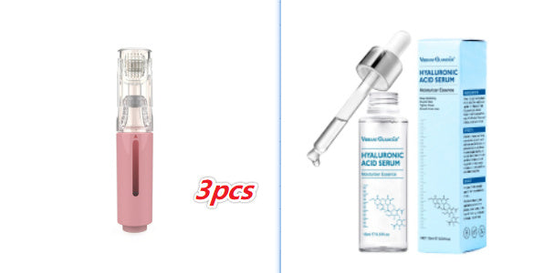 3 In 1 Lip Care Roller Needle Roller Lip Roller Beard Growth Roller Beard Hair Growth Roller Beard Treatment & Serum Applicant - Krispfy.com