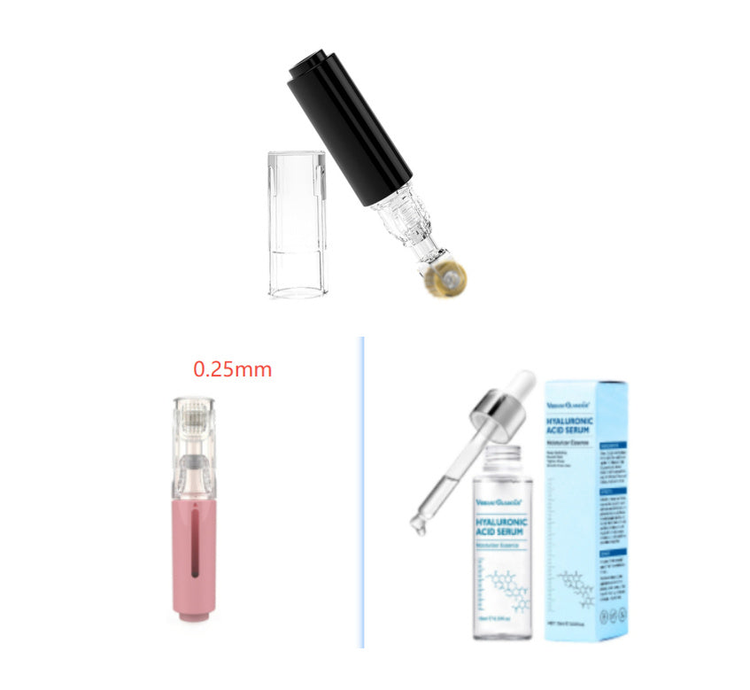 3 In 1 Lip Care Roller Needle Roller Lip Roller Beard Growth Roller Beard Hair Growth Roller Beard Treatment & Serum Applicant - Krispfy.com