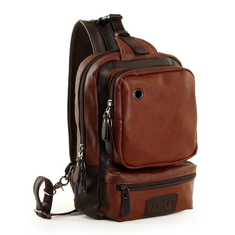 Krispfy Orignals - Leather Backpack Bag I Korean Men Trend Bag