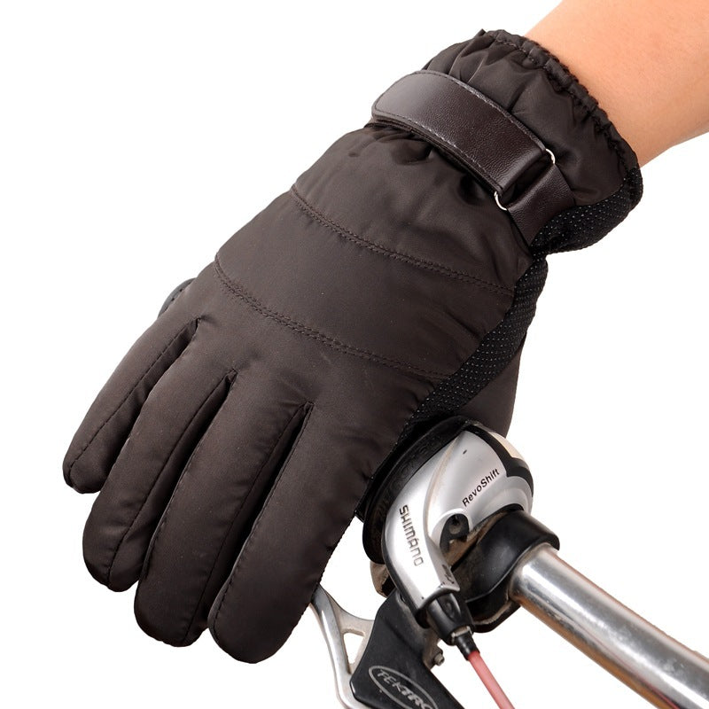 Satin gloves rainproof ski cotton gloves