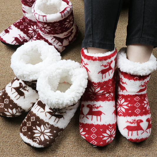 Krispfy Orignals USA - Christmas Indoor Warm Fur Shoes