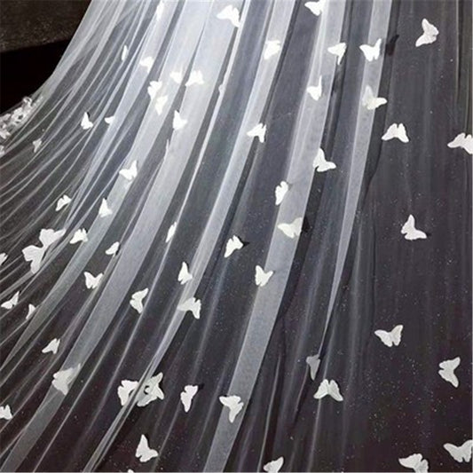Krispfy.com Starry Sky Veil Bridal Wedding Dress