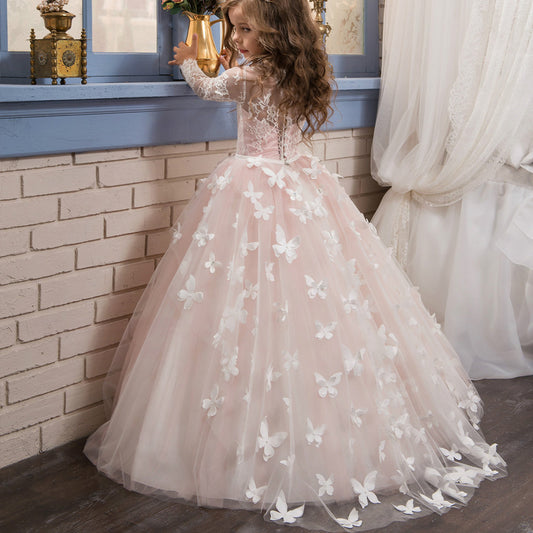 Krispfy.com Princess Dress Flower Girl Evening Dress