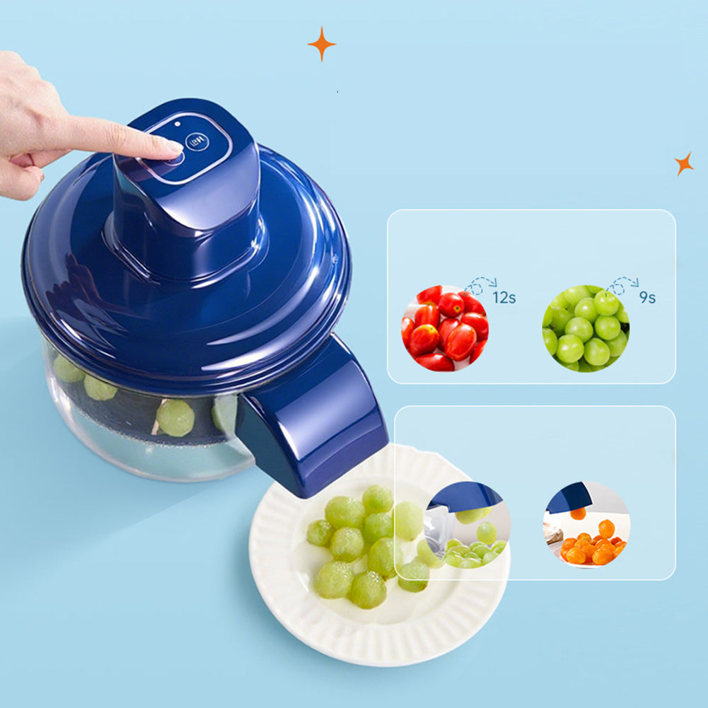 Krispfy.com Automatic Electric Grape Peeler Electric Rechargeable Fruit Peeling Machine Hands-Free Skin Remover Home Kitchen Supplies Kitchen Gadgets