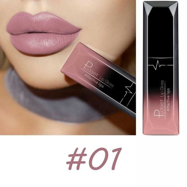 Makeup matte matte lip gloss lipstick- Krispfy.com