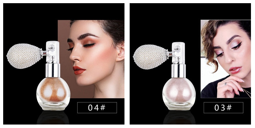 Spray Brightening Glitter Powder Body Powder Highlighter- Krispfy.com