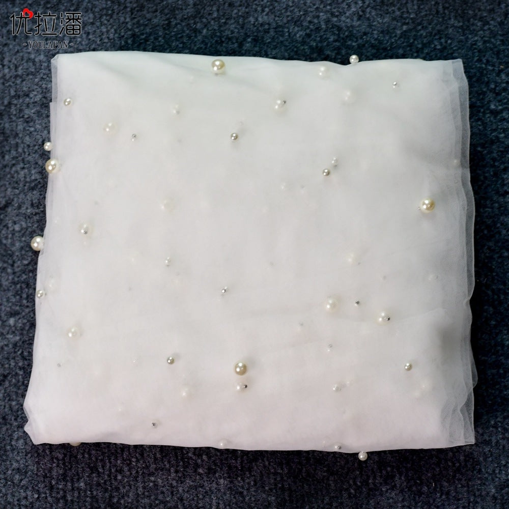 Krispfy.com Luxury Bridal Pearl Veil