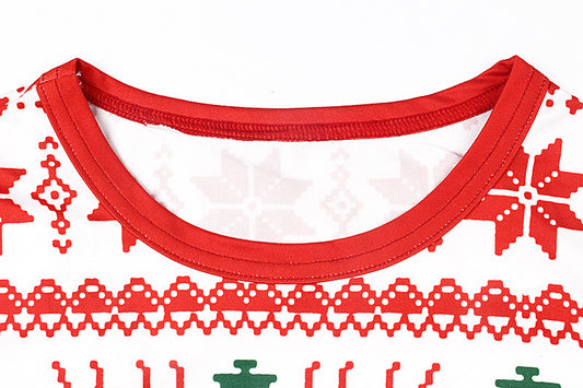 Printed Long-sleeved Casual Parent-child Suit