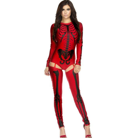 Krispfy.com - Orignals Halloween Cosplay Costume Skull Zombie Uniform