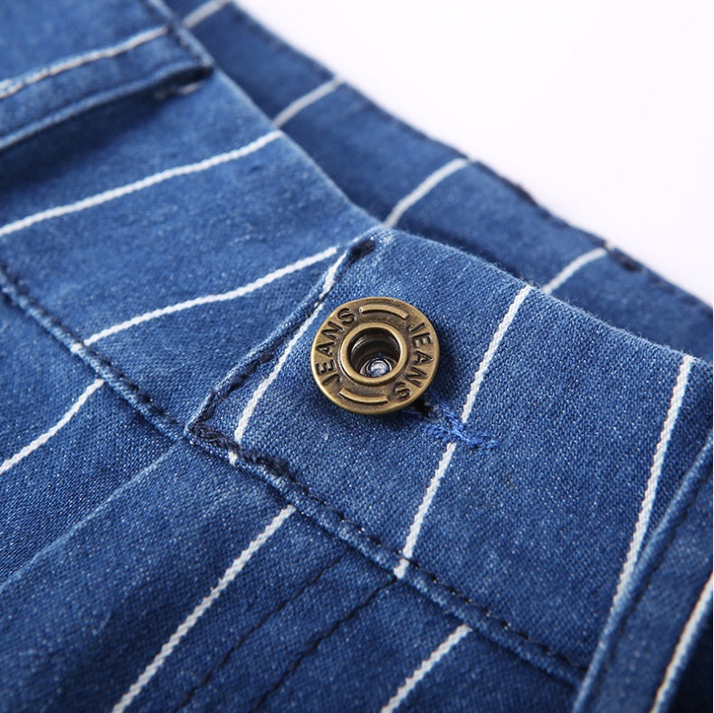 Illuminati Stretch striped jeans