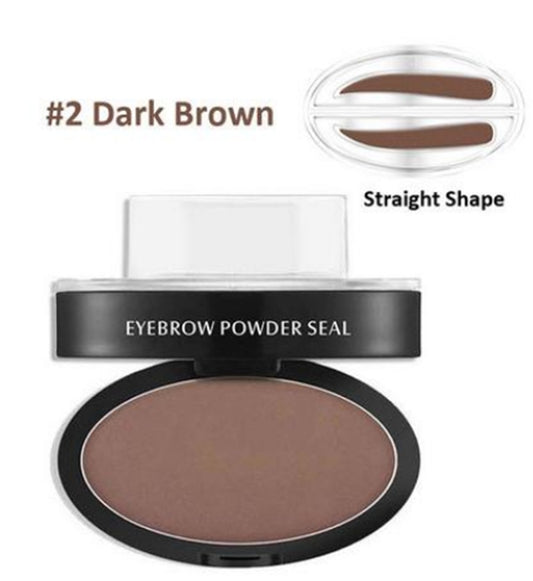 Krispfy Cosmetics Eyebrow Powder Stamp for Easy Natural Looking Brows