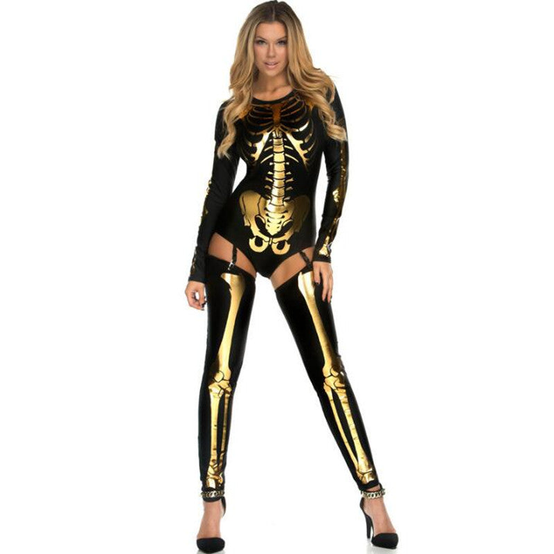 Krispfy.com - Orignals Halloween Cosplay Costume Skull Zombie Uniform