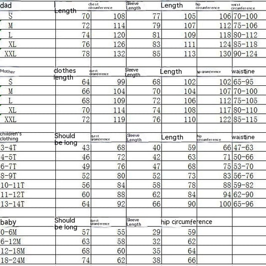 Autumn Family Parent-child Christmas Clothes Suit