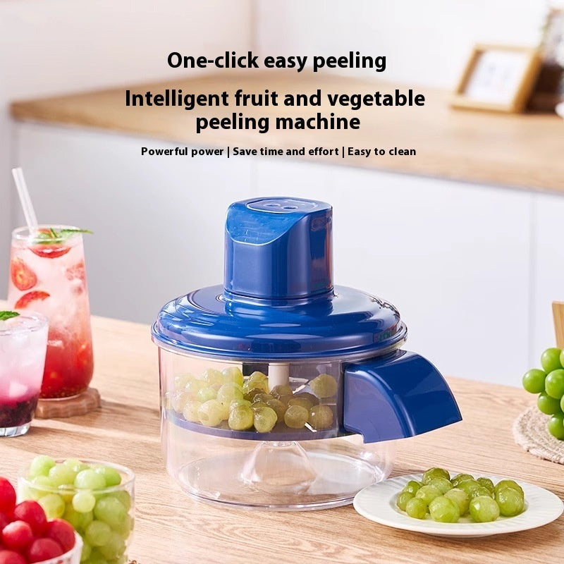 Krispfy.com Automatic Electric Grape Peeler Electric Rechargeable Fruit Peeling Machine Hands-Free Skin Remover Home Kitchen Supplies Kitchen Gadgets
