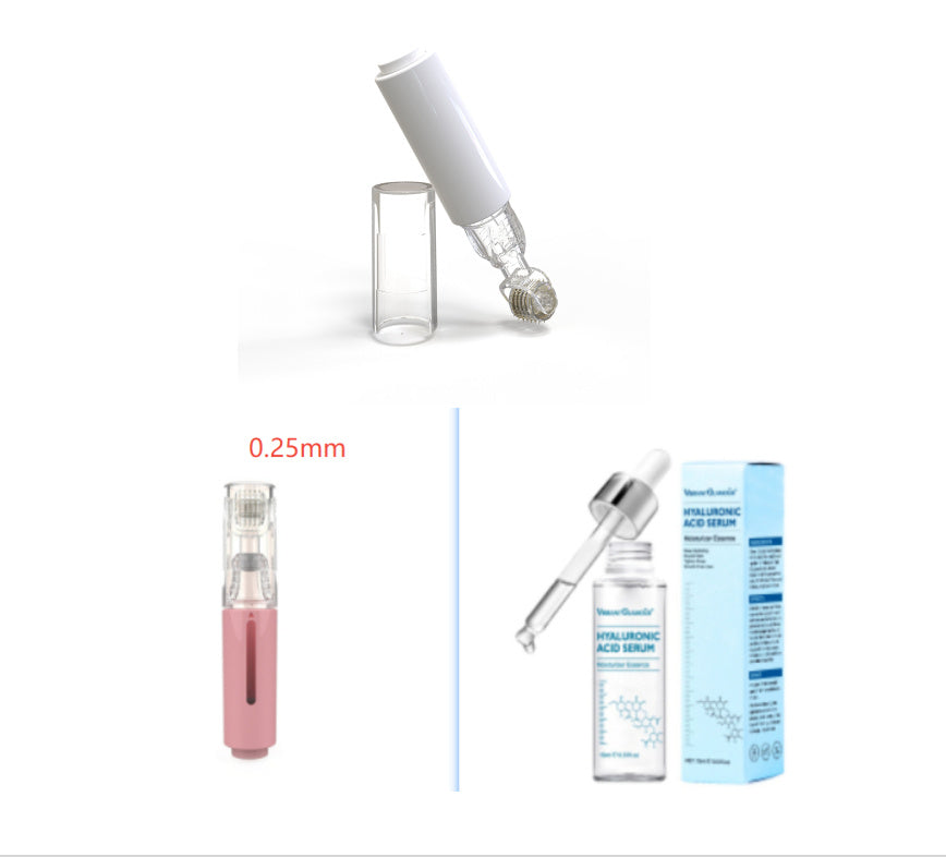 3 In 1 Lip Care Roller Needle Roller Lip Roller Beard Growth Roller Beard Hair Growth Roller Beard Treatment & Serum Applicant - Krispfy.com