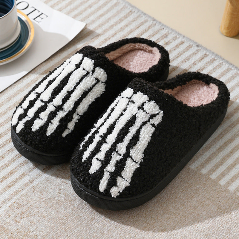 Krispfy Orignals USA - Halloween Skull Cartoon Print Slippers I Winter Slippers Slippers