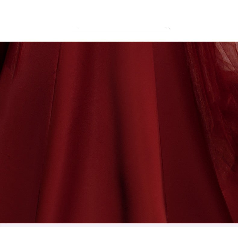 Krispfy.com Fish Tail Toast Dress Bride Girl