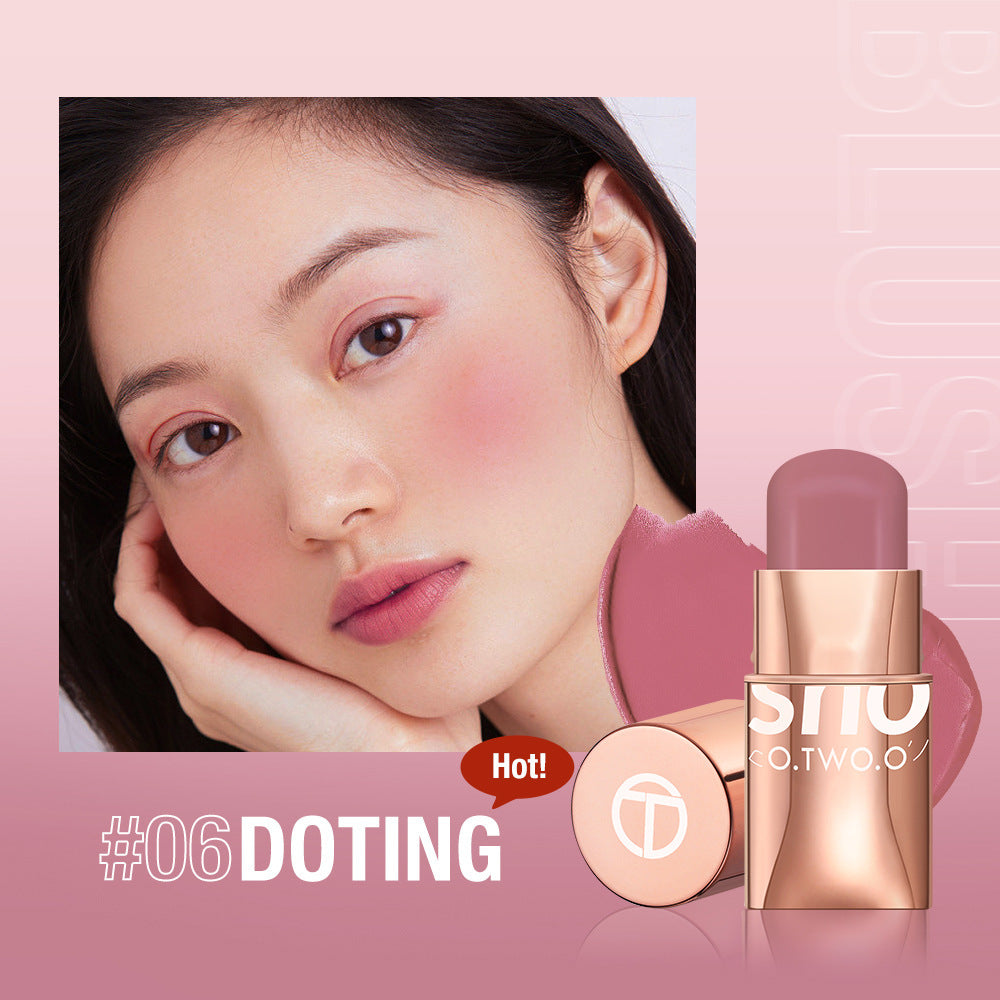 Krispfy Cosmetics Vital Smooth Blush Cream Toning And Brightening Natural Nude Blush Stick