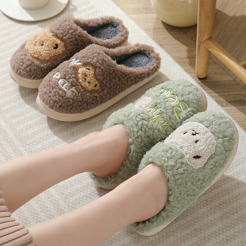 Krispfy Orignals USA - Bear Slippers I Winter Warm House Shoes For Women