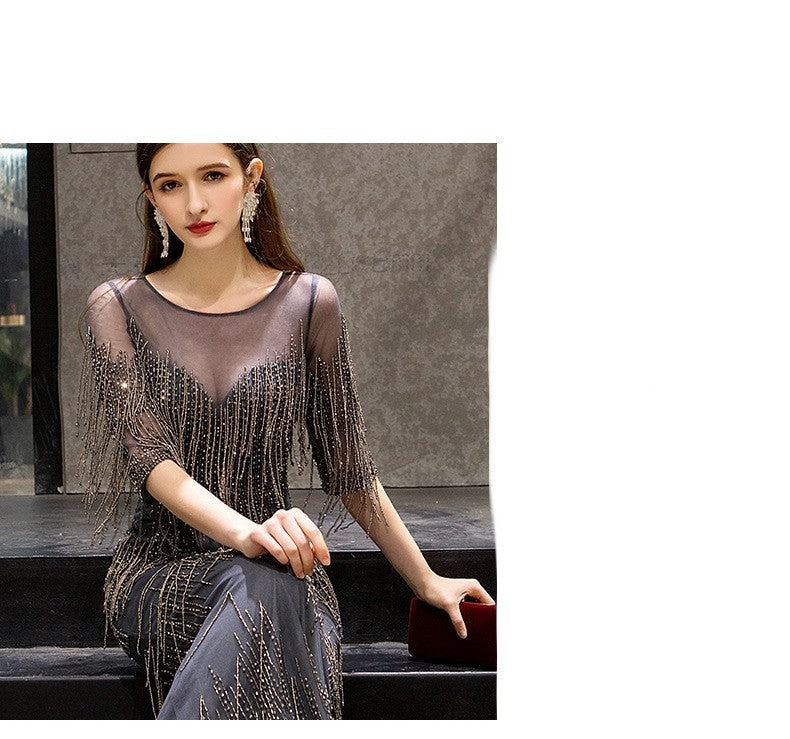 Krispfy.com Temperament Hostess Evening Dress Woman