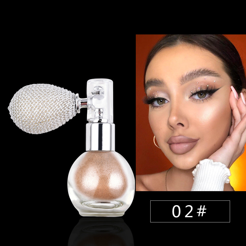 Spray Brightening Glitter Powder Body Powder Highlighter- Krispfy.com