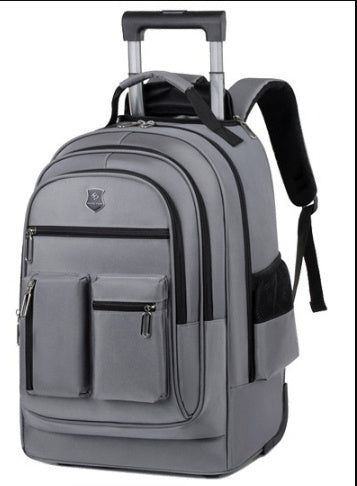 Krispfy Orignals - Trolley Backpack Ultra-light Trolley Bag Large Capacity Single-directional Wheel