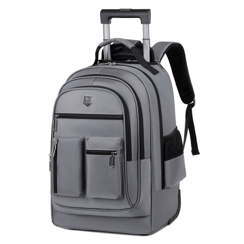 Krispfy Orignals - Trolley Backpack Ultra-light Trolley Bag Large Capacity Single-directional Wheel