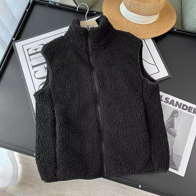 Women's Faux Lamb Velvet Polar Fleece Waistcoat