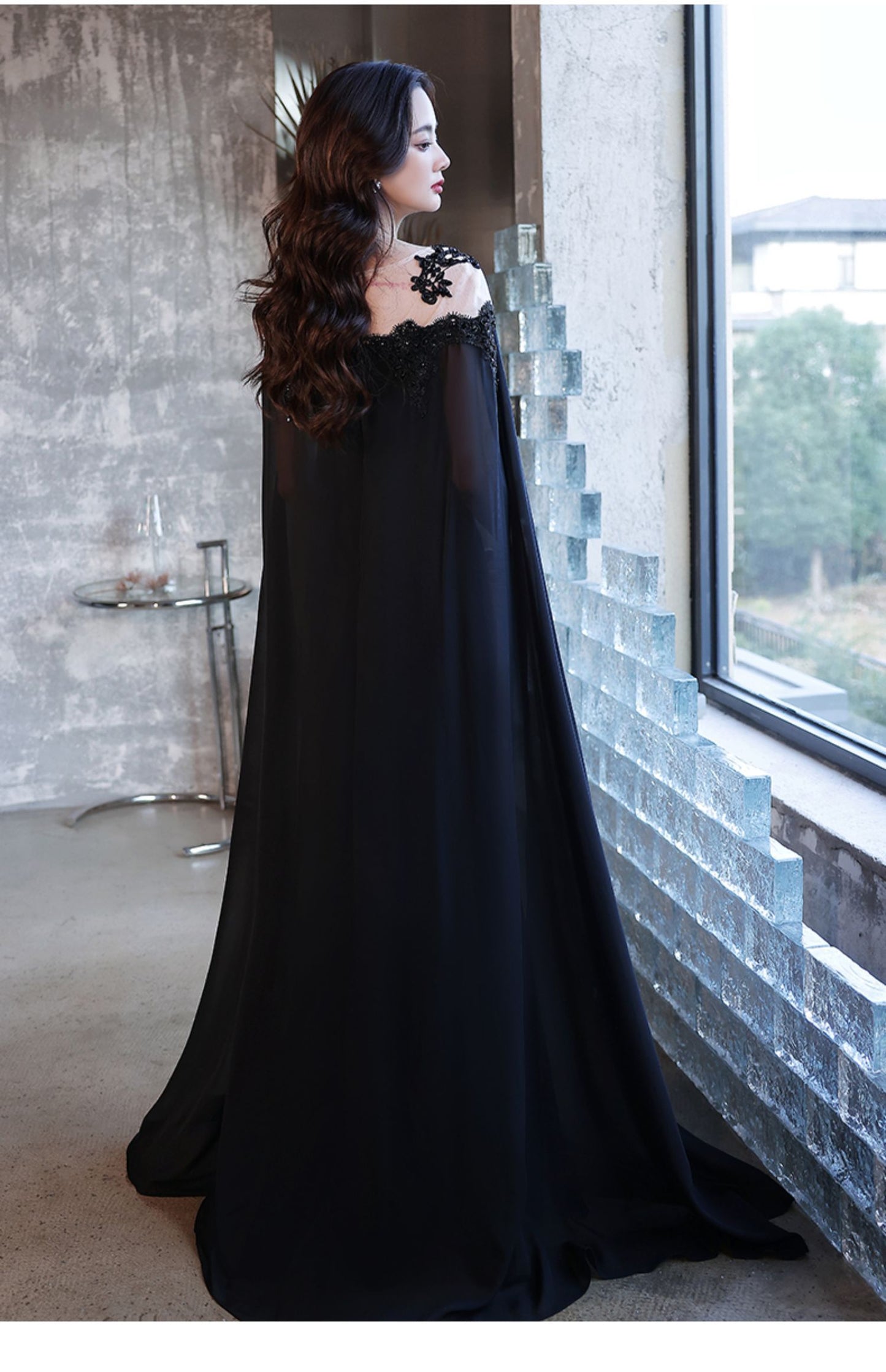 Krispfy.com Black Evening Dress For Women With A High-end Feel