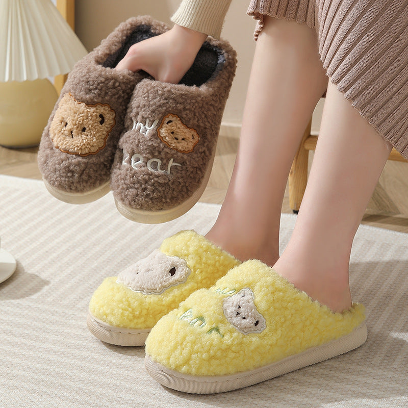 Krispfy Orignals USA - Bear Slippers I Winter Warm House Shoes For Women
