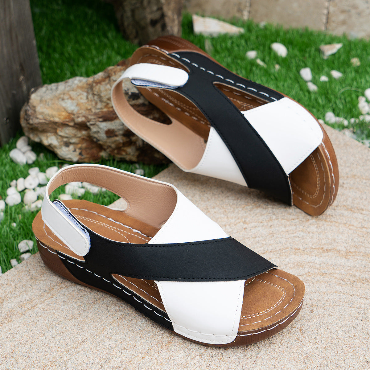 Krispfy Orignals USA - Casual Thick-soled Roman Shoes For Women