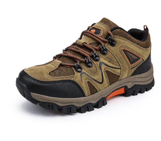 Krispfy Orignals USA - Outdoor Sports Men's Suede I Low Top Hiking Shoes