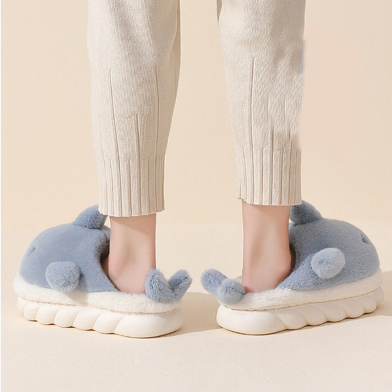 Krispfy Orignals USA - Shark Women Slippers I Soft Sole Furry Shoes
