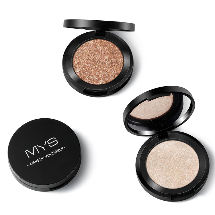 MYS Brand Face Makeup Powder 6 color Waterproof Minerals Shimmer Brightener Contour Glow Kit Bronzer Highlighter Makeup Palettes - Krispfy.com