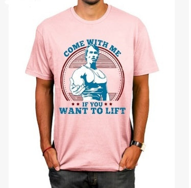 Casual Men's Fashion Fitness T-shirt Summer Shirt T-shirt