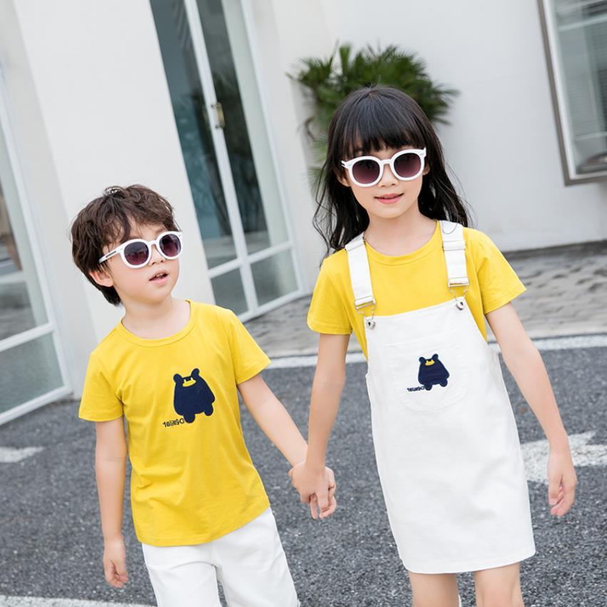 New summer short sleeve new parent-child T-shirt mother and son mother daughter suit casual autumn new couple''s wear