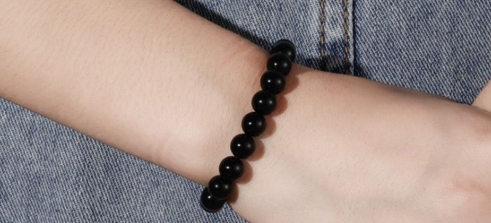 Illuminati Orignals Black Onyx Bracelet -Attracts Power Money