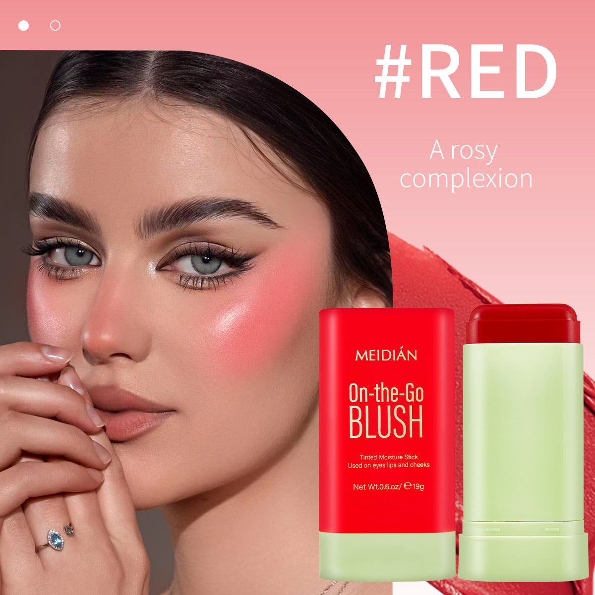 Krispfy Cosmetics - Rouge Blusher Makeup Natural Nude Makeup