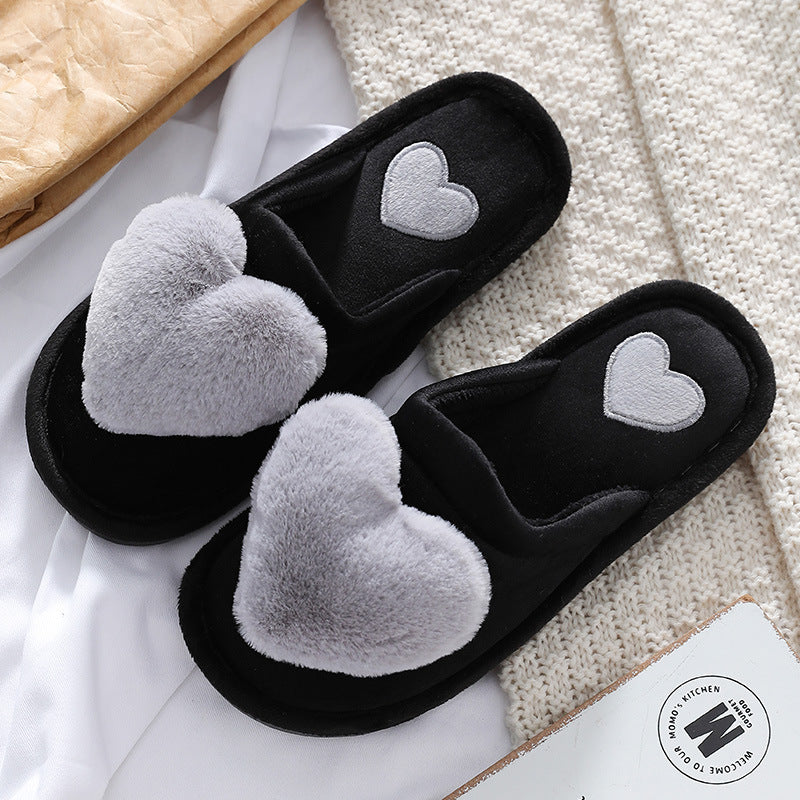 Krispfy Orignals USA - Cute Love Slipper I Warm Fluffy Shoes I Home Slippers For Valentine's Day