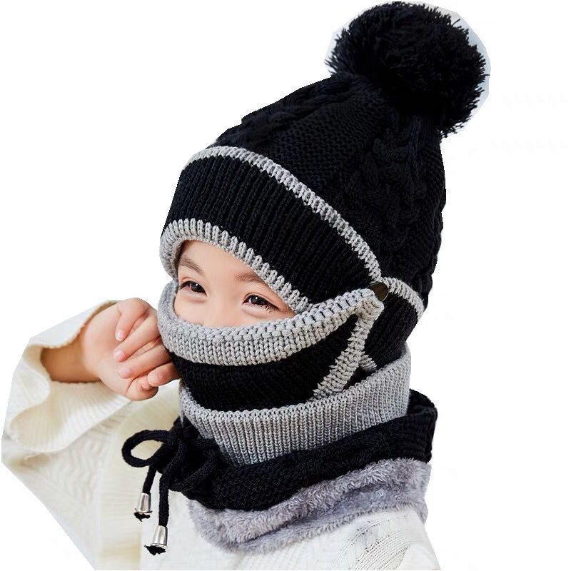 Children scarf hat mask set