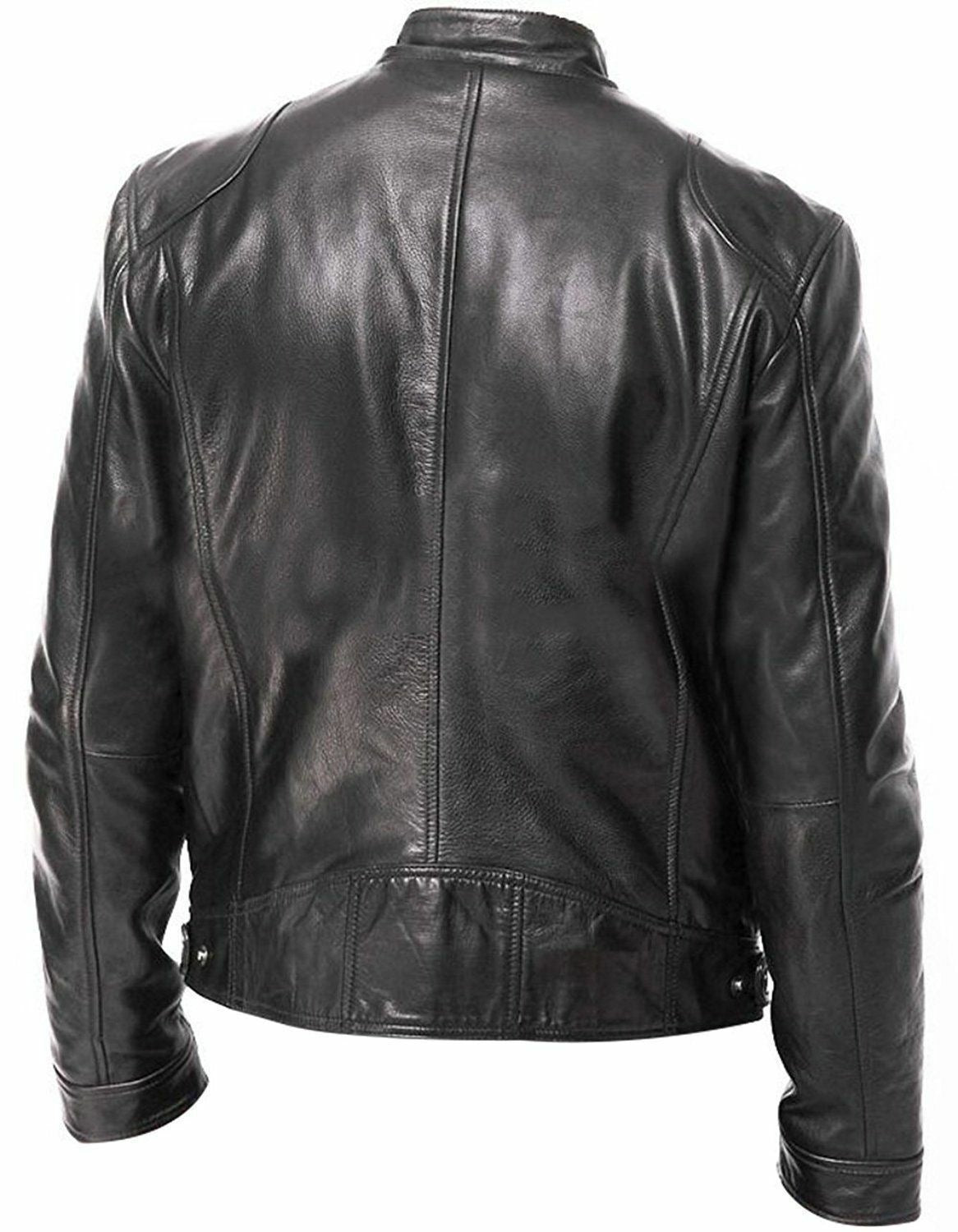 Krispfy.com - Orignals Slim Leather Jacket - Elite Collection USA