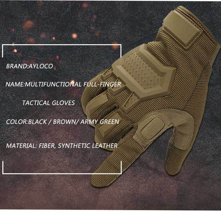 Touch Screen Tactical Gloves Men Army Sports Military Special Forces Full