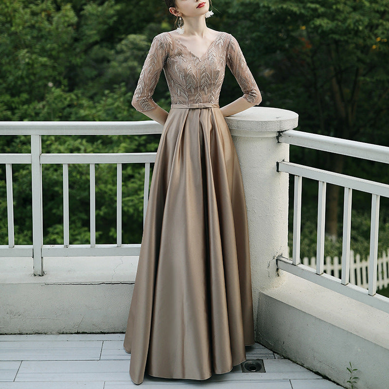 Krispfy.com Banquet Party Elegant Evening Dress Women